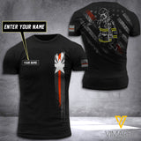 Arizona FIREFIGHTER CUSTOMIZE T SHIRT 3D PRINTED TMT