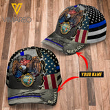 California BLUE LINE CUSTOMIZE Peaked cap 3D TL103 FLAG