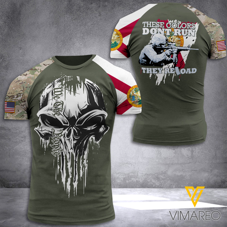 Florida T SHIRT 3D PRINTED TMT RELOAD