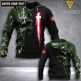 Denmark SOLDIER CUSTOMIZE HOODIE 3D TMTL