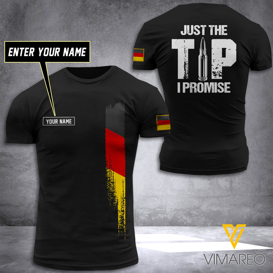 Germany CUSTOMIZE T SHIRT 3D PRINTED TMTL JUST THE TIP