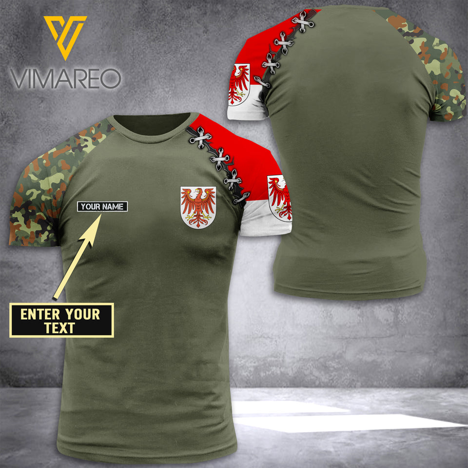 Brandenburg CUSTOMIZE T SHIRT 3D PRINTED ZAQ