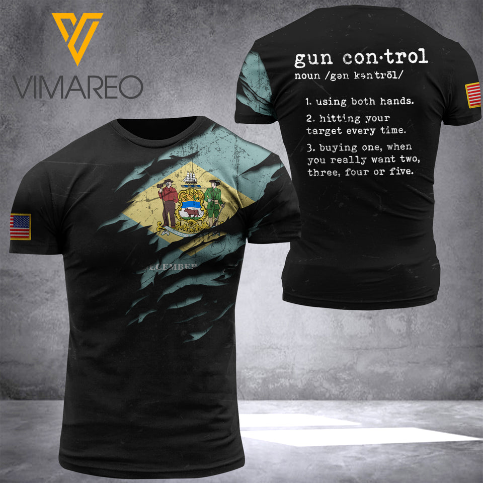 delaware T SHIRT 3D PRINTED TL273 ZAKA