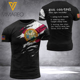 florida T SHIRT 3D PRINTED TL273 ZAKA