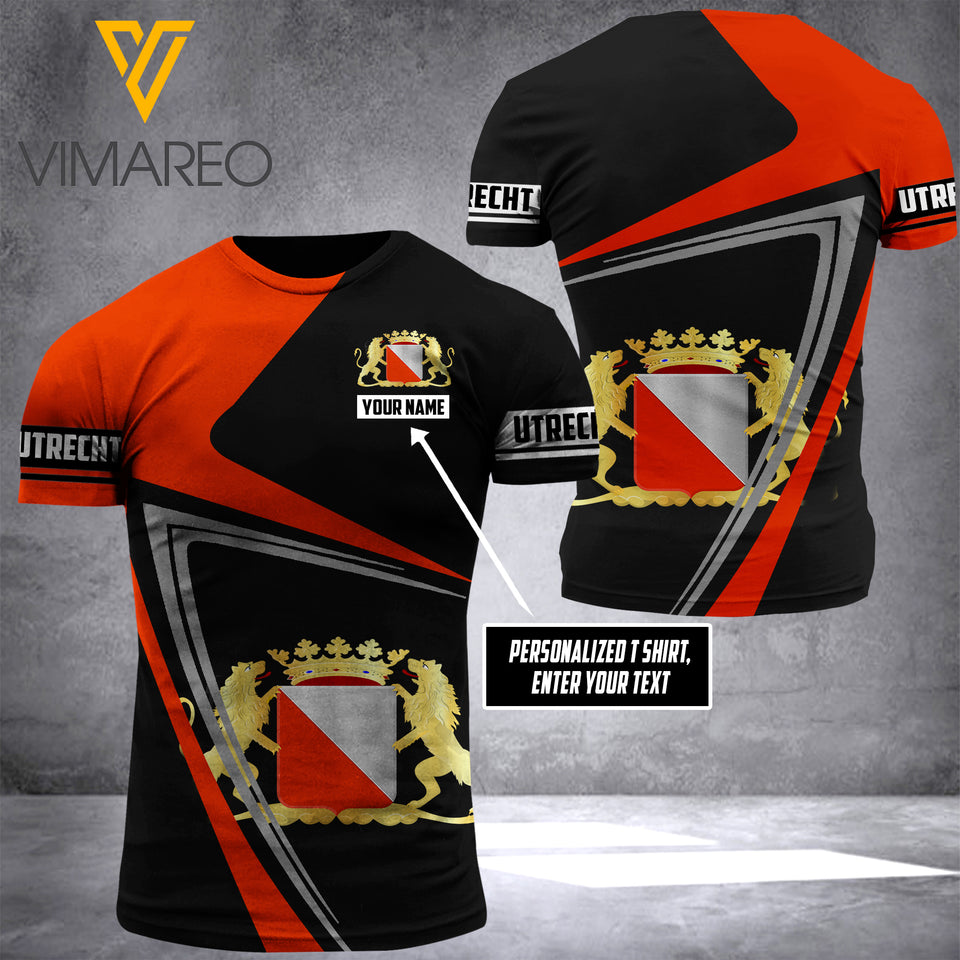 Utrecht CUSTOMIZE T SHIRT 3D PRINTED TL166