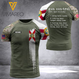 florida CONTROL CUSTOMIZE T SHIRT 3D PRINTED TL263