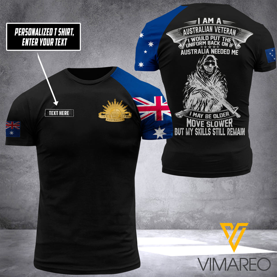 Australian ARMY CAMO CUSTOMIZE T SHIRT 3D PRINTED TMT COMBAT