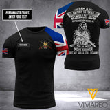 BRITISH ARMY CAMO CUSTOMIZE T SHIRT 3D PRINTED TMT COMBAT