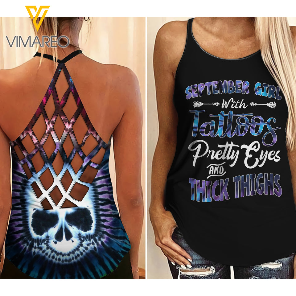 SEPTEMBER GIRL Criss-Cross Open Back Camisole Tank Top SKTHIG