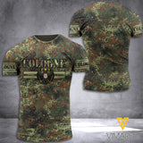 Cologne CAMO T SHIRT 3D PRINTED TMTL patriot