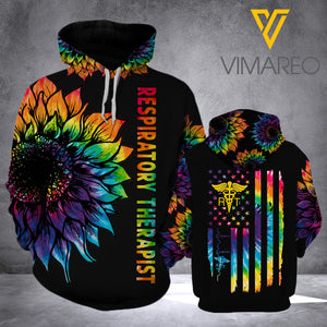 Respiratory Therapist 3D printed hoodie QRSET