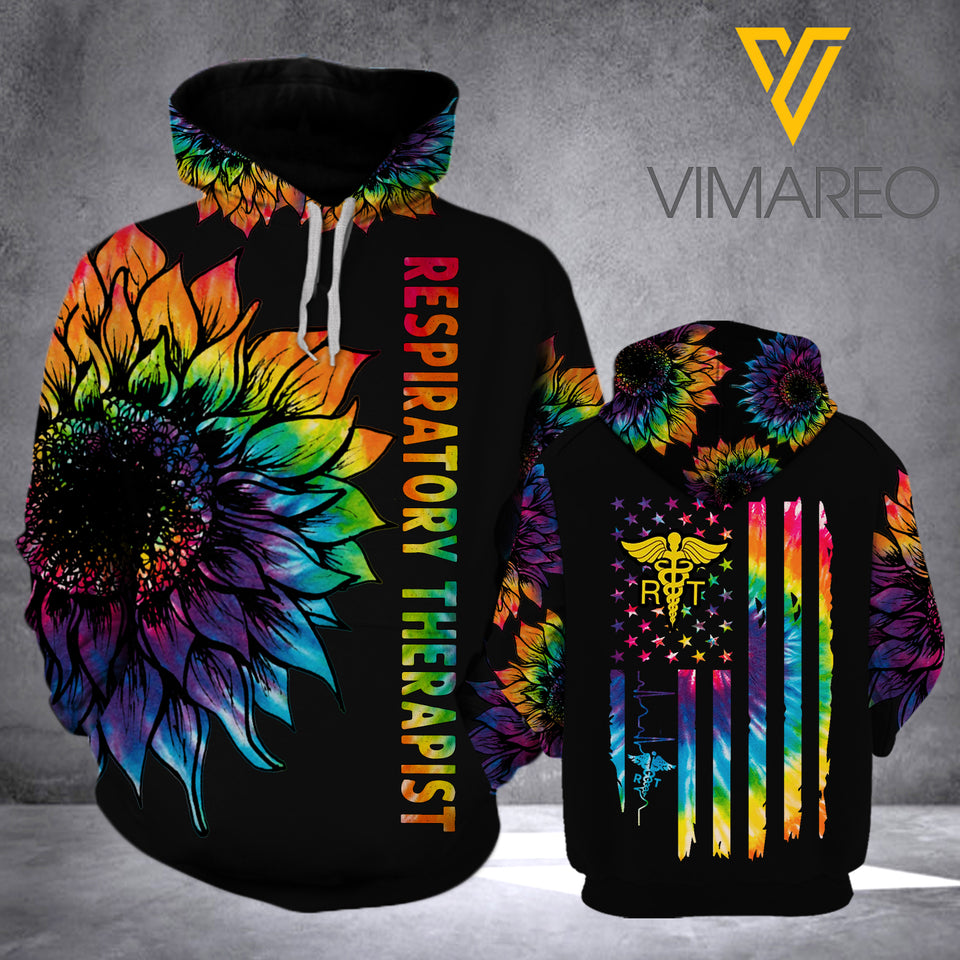 Respiratory Therapist 3D printed hoodie QRSET