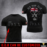 British Old Man Club Customized 3D PRINTED SHIRT OMCL