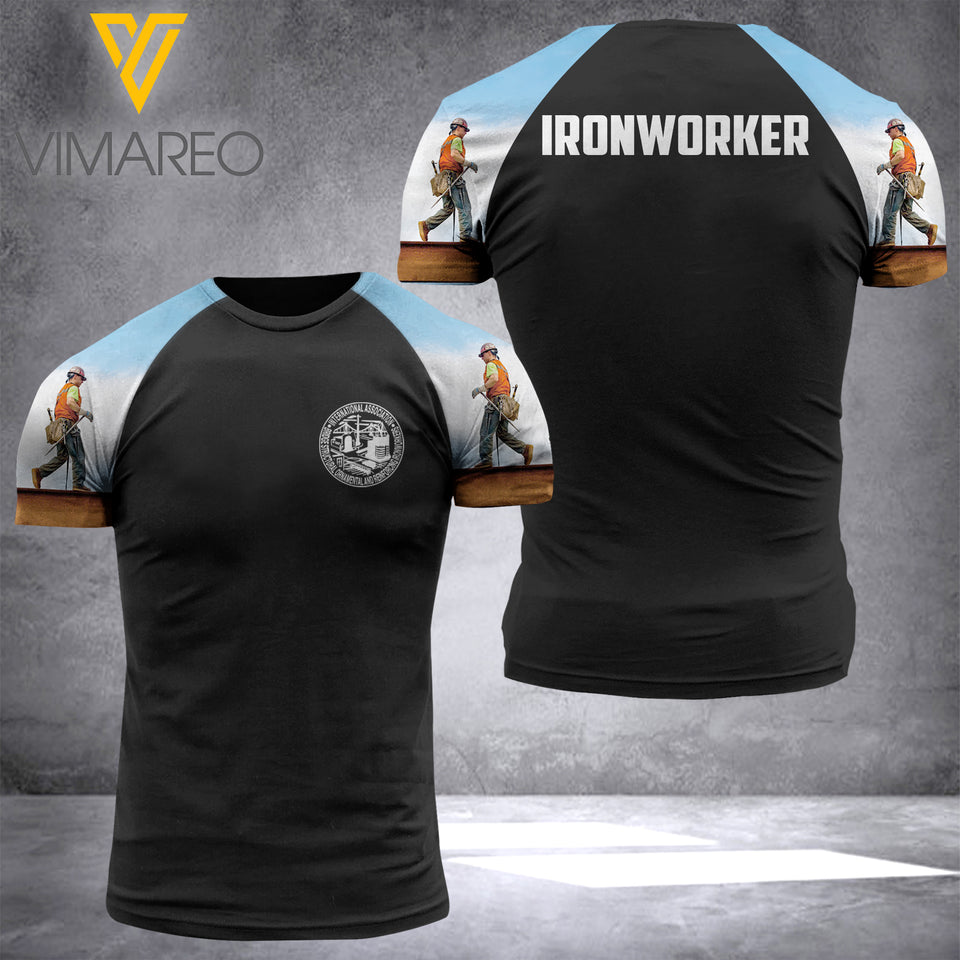 MH IRONWORKER TSHIRT 3D PRINTED FEB-MD20