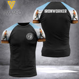 MH IRONWORKER TSHIRT 3D PRINTED FEB-MD20