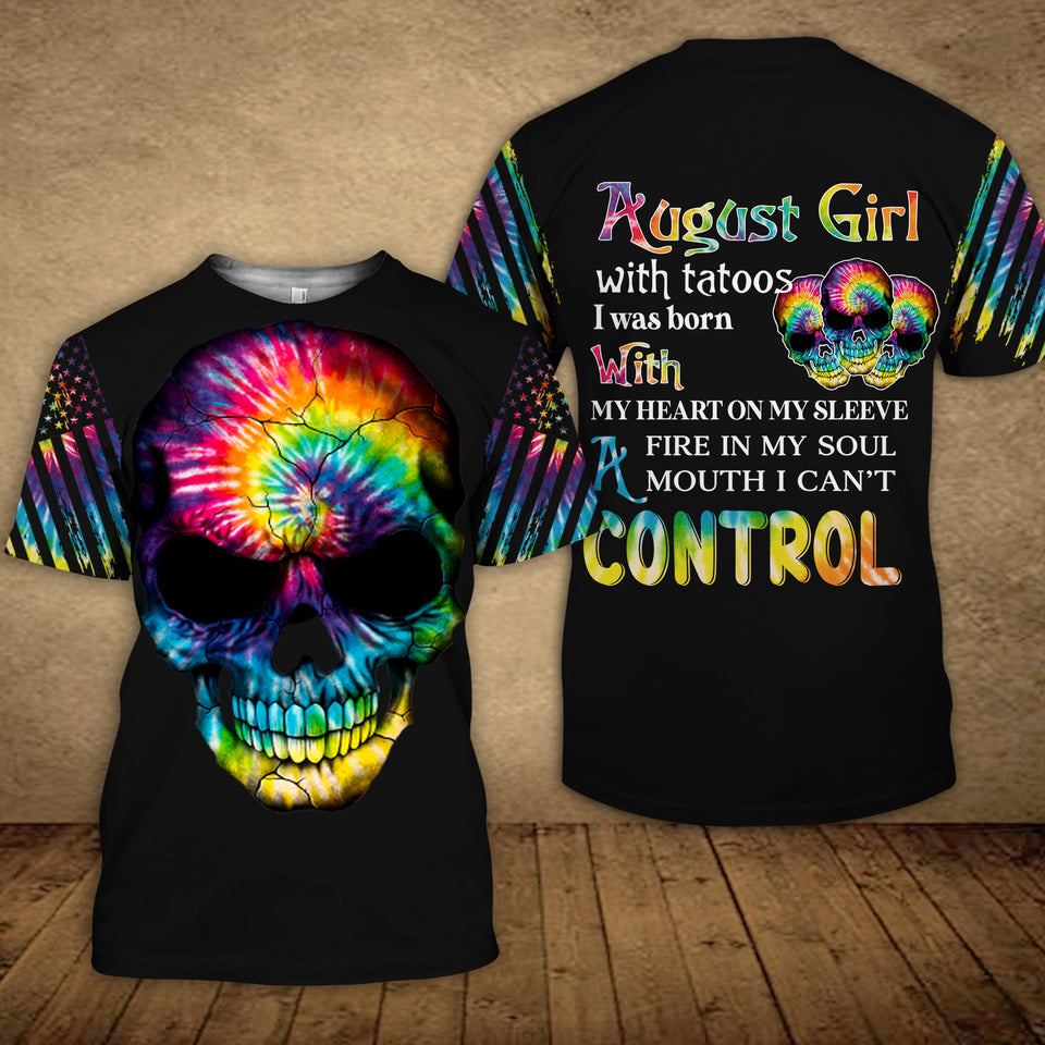 KHMD AUGUST GIRL CONTROL T SHIRT 3D PRINTED
