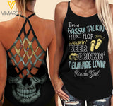 Delaware lovein' Kinda girl-Criss-Cross Open Back Camisole Tank Top