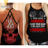 PHN Hamburg Criss-Cross Open Back Camisole Tank Top SEP-MA14