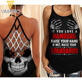 PHN Hamburg Criss-Cross Open Back Camisole Tank Top SEP-MA14