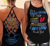 Idaho lovein' Kinda girl-Criss-Cross Open Back Camisole Tank Top