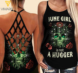 June Girl Criss-Cross Open Back Camisole Tank Top MAR-MA17