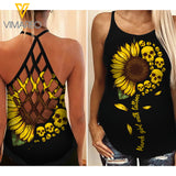 March Girl Criss-Cross Open Back Camisole Tank Top 1103NGB
