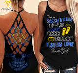 Nebraska lovein' Kinda girl-Criss-Cross Open Back Camisole Tank Top