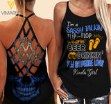 New Hampshire lovein' Kinda girl-Criss-Cross Open Back Camisole Tank Top