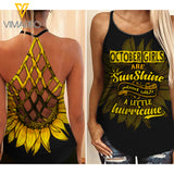 October Girl Criss-Cross Open Back Camisole Tank Top 2203NGBA