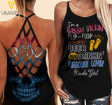 Missouri lovein' Kinda girl-Criss-Cross Open Back Camisole Tank Top