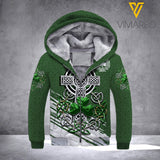 Saint Patrick's Day FLEECE HOODIE 3D PRINTED NQA