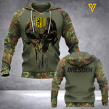 Dresden Germany camo T SHIRT/HOODIE 3D PRINTED