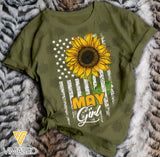 May Girl Sunflowee TSHIRT 3D PRINTED QTHQ01
