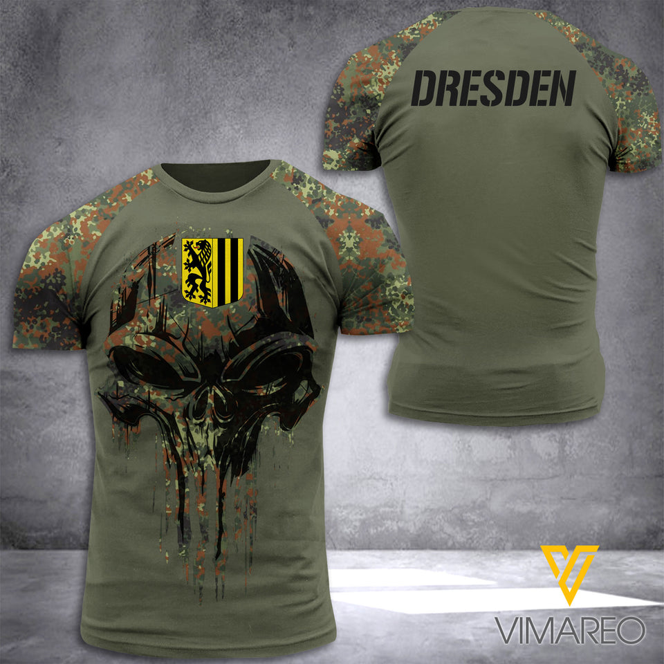Dresden Germany camo T SHIRT/HOODIE 3D PRINTED