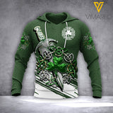 Irish Patrick's Day FLEECE HOODIE 3D PRINTED NQA