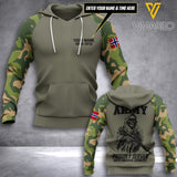 Customized Norway Camo 3D Printed Shirt
