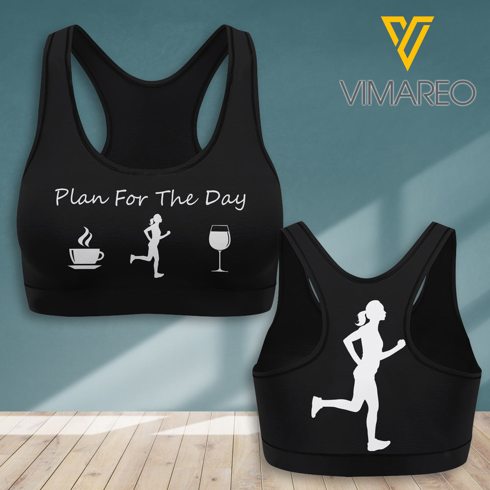 Running-Plan for the day  3D printed Sport bra