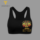 Hippie and running 3D printed Sport bra