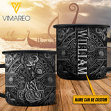 CUSTOMIZED VIKING STEEL MUG 12OZ 3D PRINTED