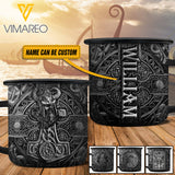 CUSTOMIZED VIKING STEEL MUG 12OZ 3D PRINTED