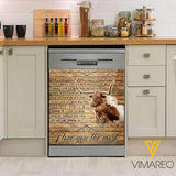 Texas Longhorn Cattle Kitchen Dishwasher Cover VMPDT