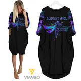 August girl Pocket Dress 3D Printed