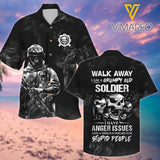 Soldier art 3d Printed Hawaii Shirt DT