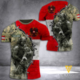 Austria Camo Flag 3D Printed Shirt HAF