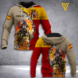 Spain Firefighter Customized 3D Printed Shirt RME