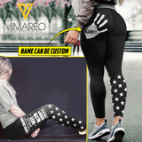 PERSONALIZED WIFE OF A GRUMPY ARBORIST LEGGING PRINTED QTTN2912