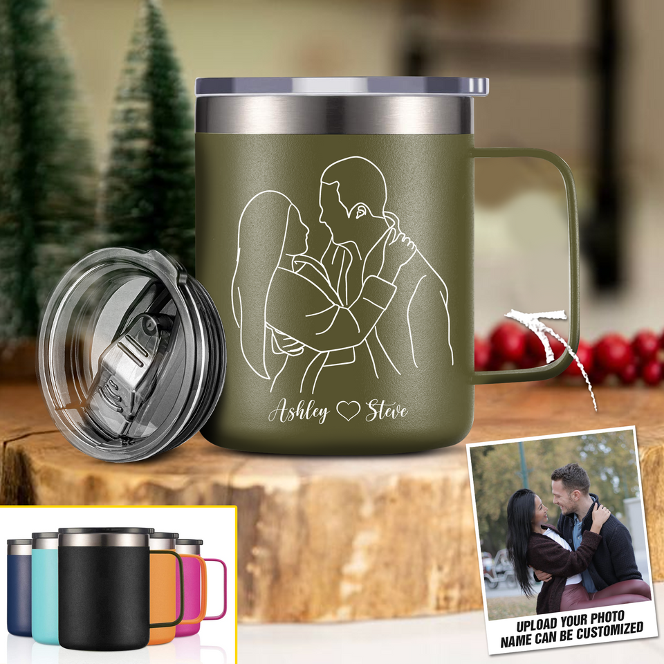 Personalized Your image Laser Handle Cup Printed QTDT0811