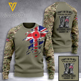 British veterans-i can't go to hell TSHIRT/Hoodiel/Sweater 3D PRINTED