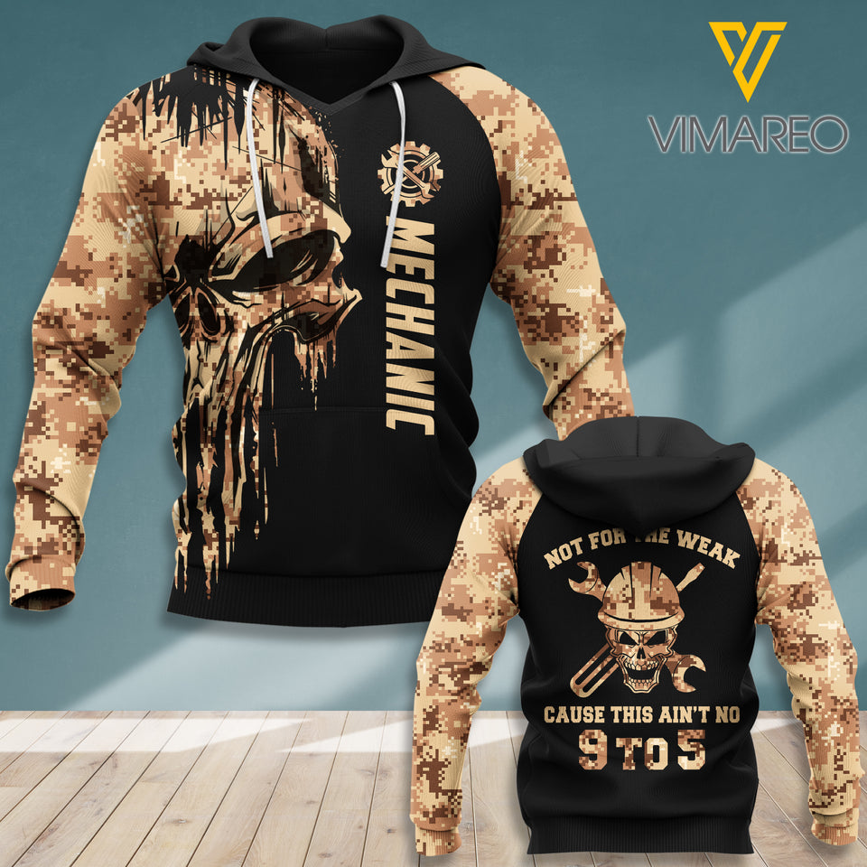 Mechanic patriot camo T SHIRT/HOODIE 3D PRINTED