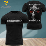 Ironworker T SHIRT 3D PRINTED